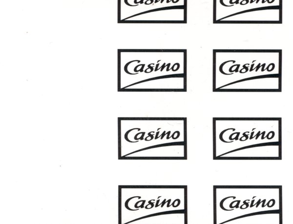 Logo du magasin : « Casino ».