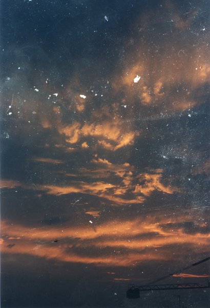 Ciel au crépuscule.